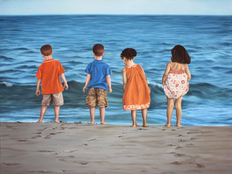 kids on the beach small copy